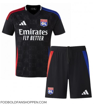 Olympique Lyonnais Alexandre Lacazette #10 Udebanetrøje Børn 2024-25 Kortærmet (+ Korte bukser)